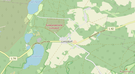 Anhänger auf Karte