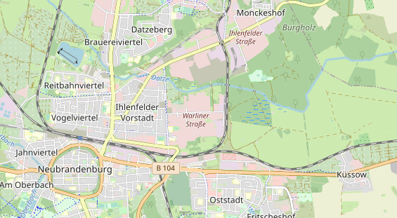 Anhänger auf Karte
