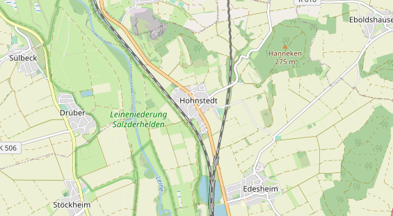 Anhänger auf Karte