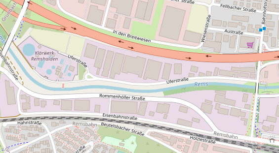 Anhänger auf Satellitenbild