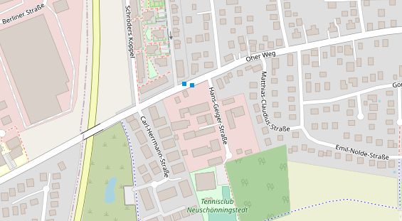 Anhänger auf Satellitenbild