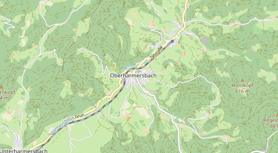 Anhänger auf Karte