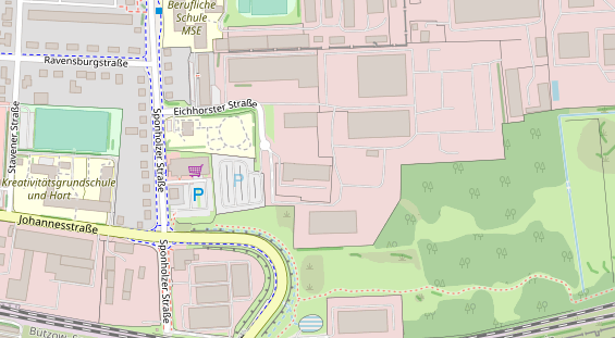 Anhänger auf Satellitenbild