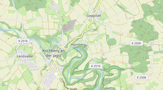 Anhänger auf Karte