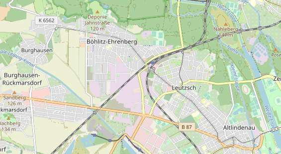 Anhänger auf Karte