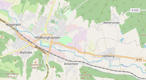 Anhänger auf Karte