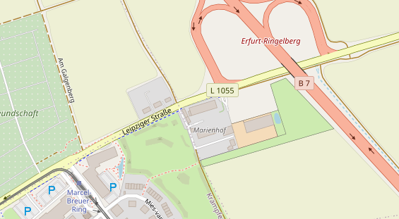 Anhänger auf Satellitenbild