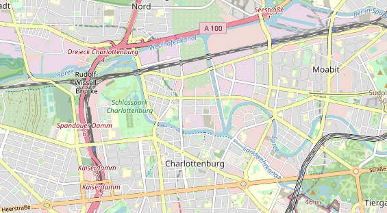 Anhänger auf Karte