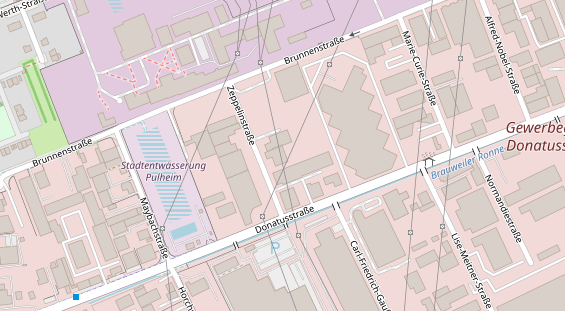 Anhänger auf Satellitenbild