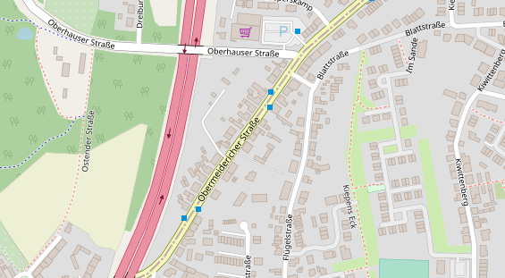 Anhänger auf Satellitenbild