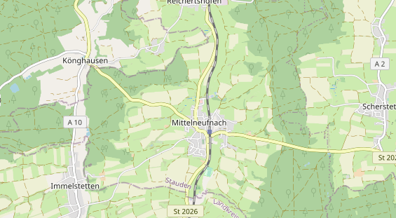 Anhänger auf Karte