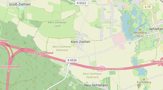 Anhänger auf Karte