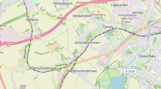 Anhänger auf Karte