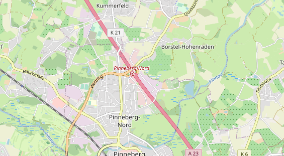 Anhänger auf Karte