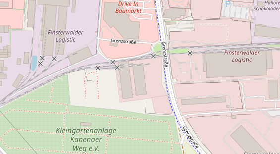 Anhänger auf Satellitenbild