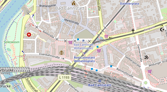 Anhänger auf Satellitenbild