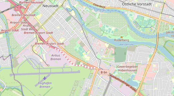 Anhänger auf Karte