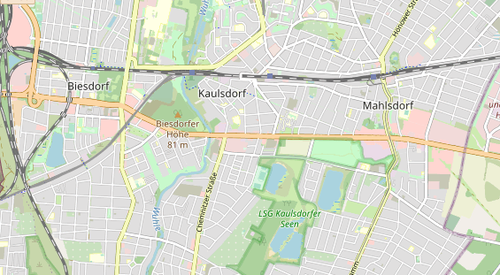Anhänger auf Karte