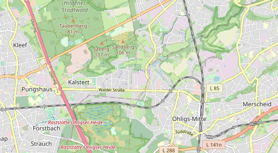 Anhänger auf Karte