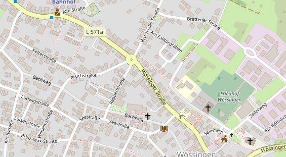 Anhänger auf Satellitenbild