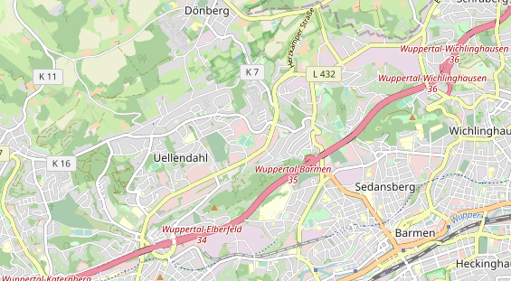 Anhänger auf Karte
