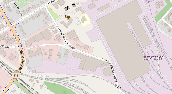 Anhänger auf Satellitenbild