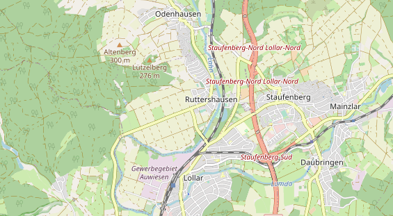 Anhänger auf Karte