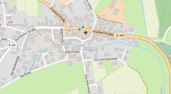 Anhänger auf Satellitenbild