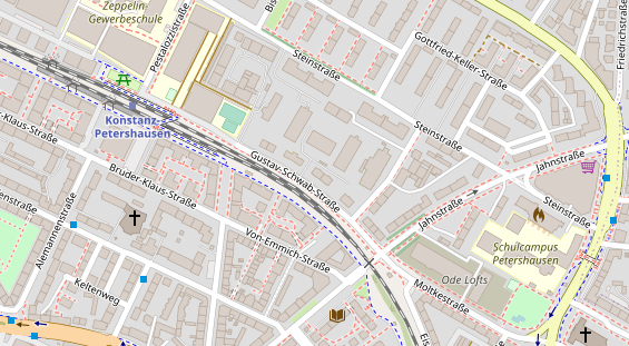 Anhänger auf Satellitenbild