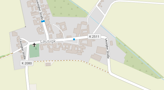 Anhänger auf Satellitenbild