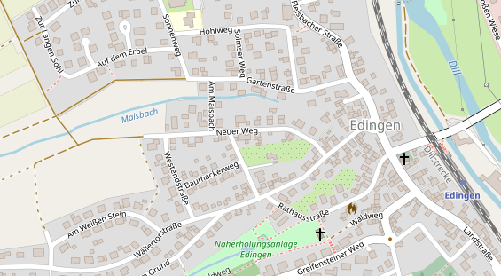 Anhänger auf Satellitenbild