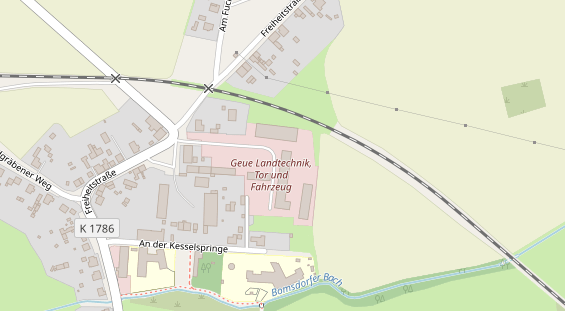 Anhänger auf Satellitenbild