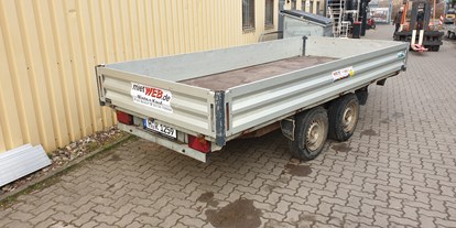 Anhänger - Gesamtgewicht: < 1000 kg - Niedersachsen - Anhänger 3,5 to  4 x 1,8 m  Pritsche Leergewicht 770 kg