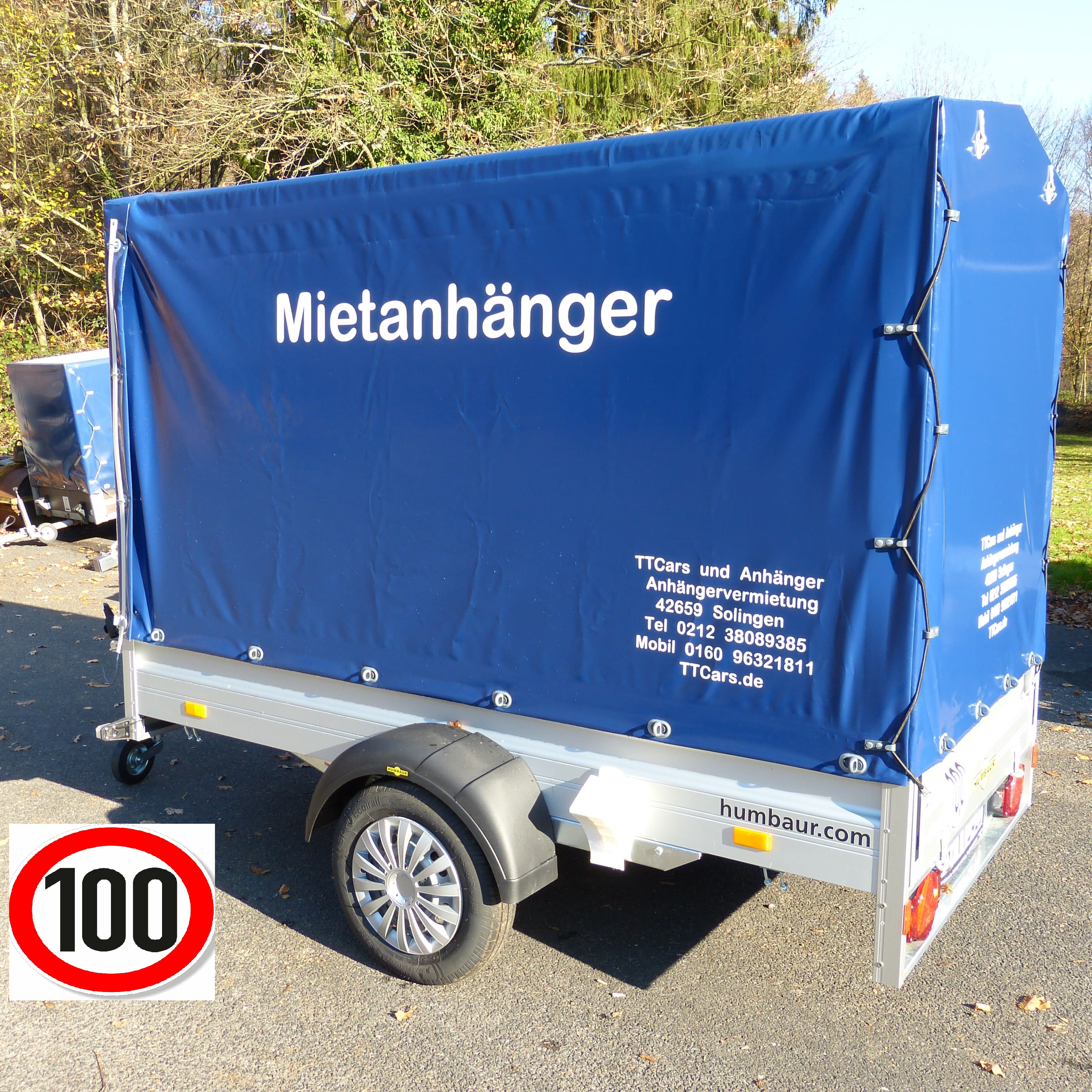 PKW-Anhänger - Planenanhänger 750kg 2,5m