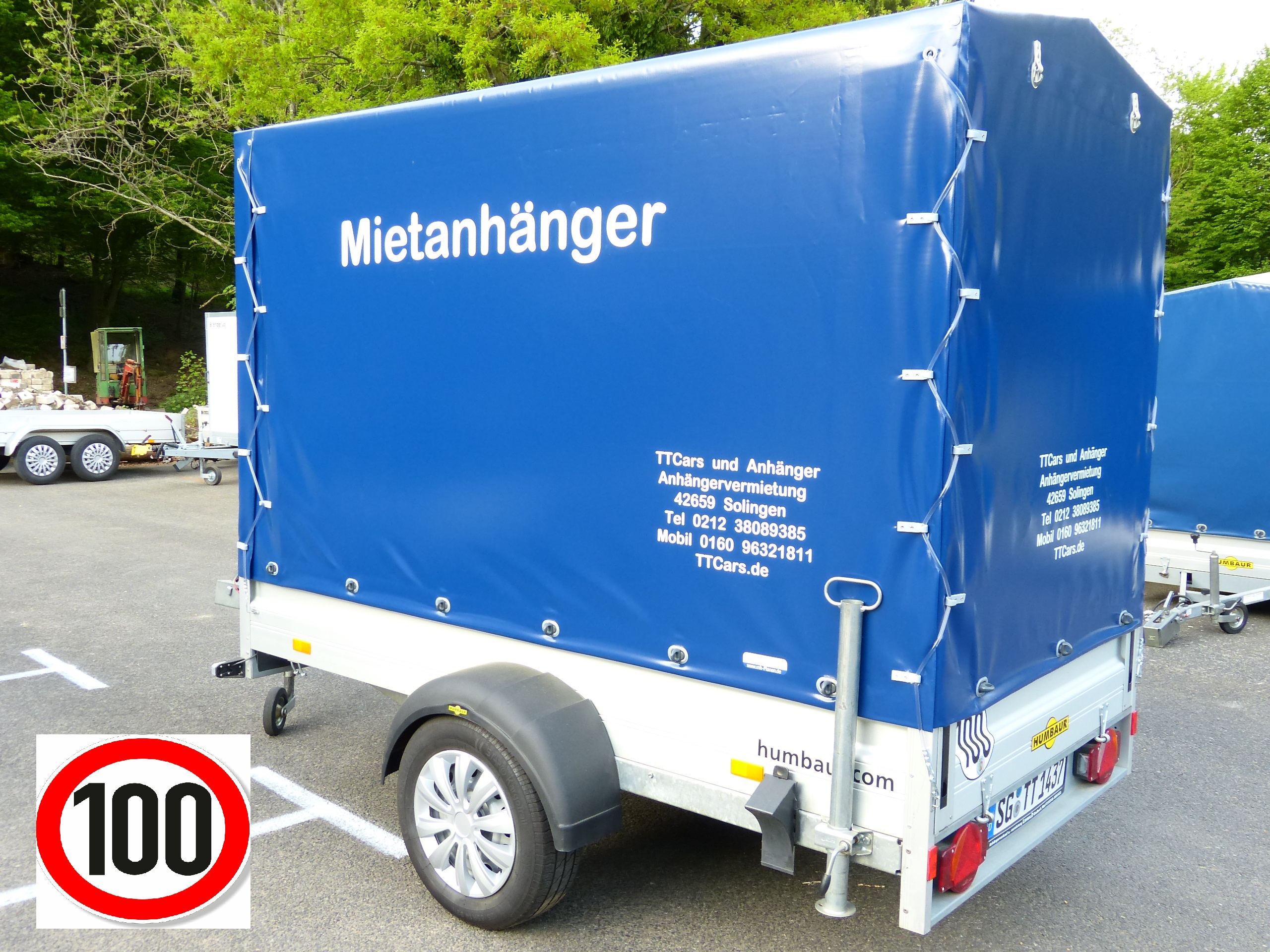 PKW-Anhänger - Planenanhänger 1300kg 2,5m