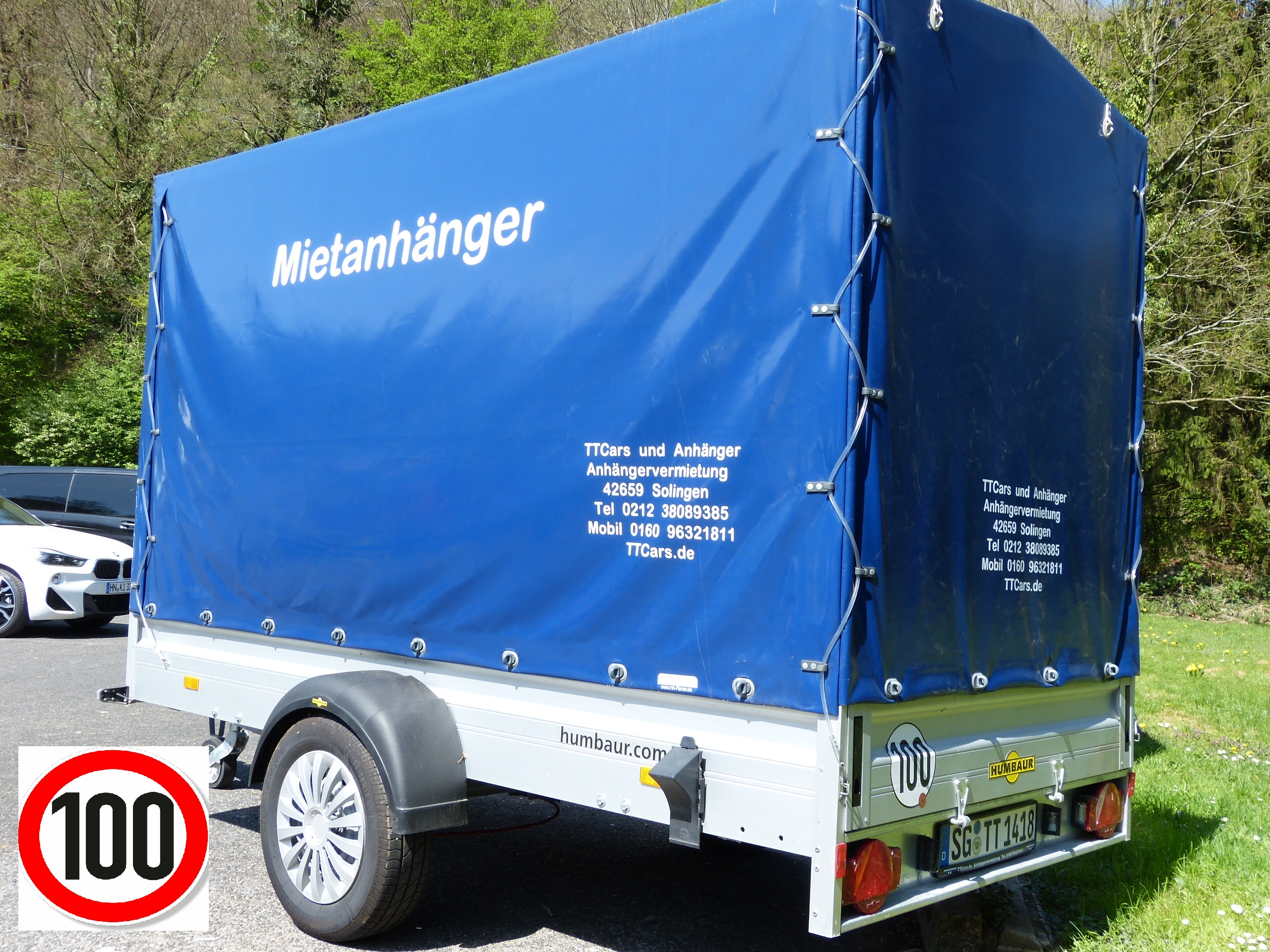 PKW-Anhänger - Planenanhänger 1300kg  3m