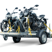 PKW-Anhänger - Motorradanhänger für 3 Motorräder ***100 Km/h Zulassung***, Motorradhänger, Motorradtransporter