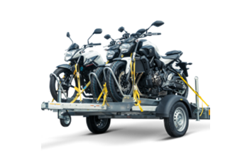 PKW-Anhänger: Motorradanhänger für 3 Motorräder ***100 Km/h Zulassung***, Motorradhänger, Motorradtransporter