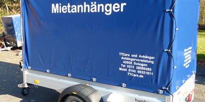 Anhänger - Bereitstellung und Rückgabe des Anhängers: Abholung vor Ort - Köln, Bonn, Eifel ... - 750kg 2,5m