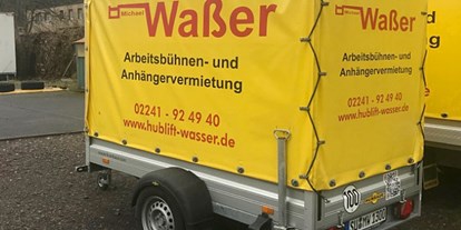 Anhänger - Bereitstellung und Rückgabe des Anhängers: Abholung vor Ort - Köln, Bonn, Eifel ... - WA 1300