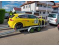 PKW-Anhänger: Die Firma GRmotorsport bietet einen Rennsportanhänger/Pkwanhänger zum Vermieten an.

Dazu gibt es einen Reifengestell mit einer maximalen ladefähigkeit von 5 Rädern/Reifen

Und eine Alubox zum verstauen von Klein Werkzeugen. - Typ:Eduards B Sdah Kfz-Transporter