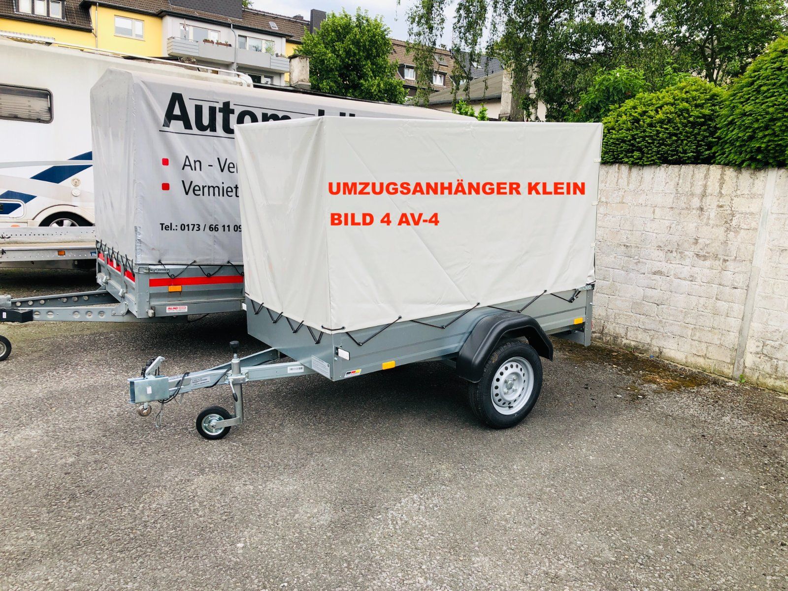 PKW-Anhänger: PLANEN-ANHÄNGER 750KG UNGEBREMST