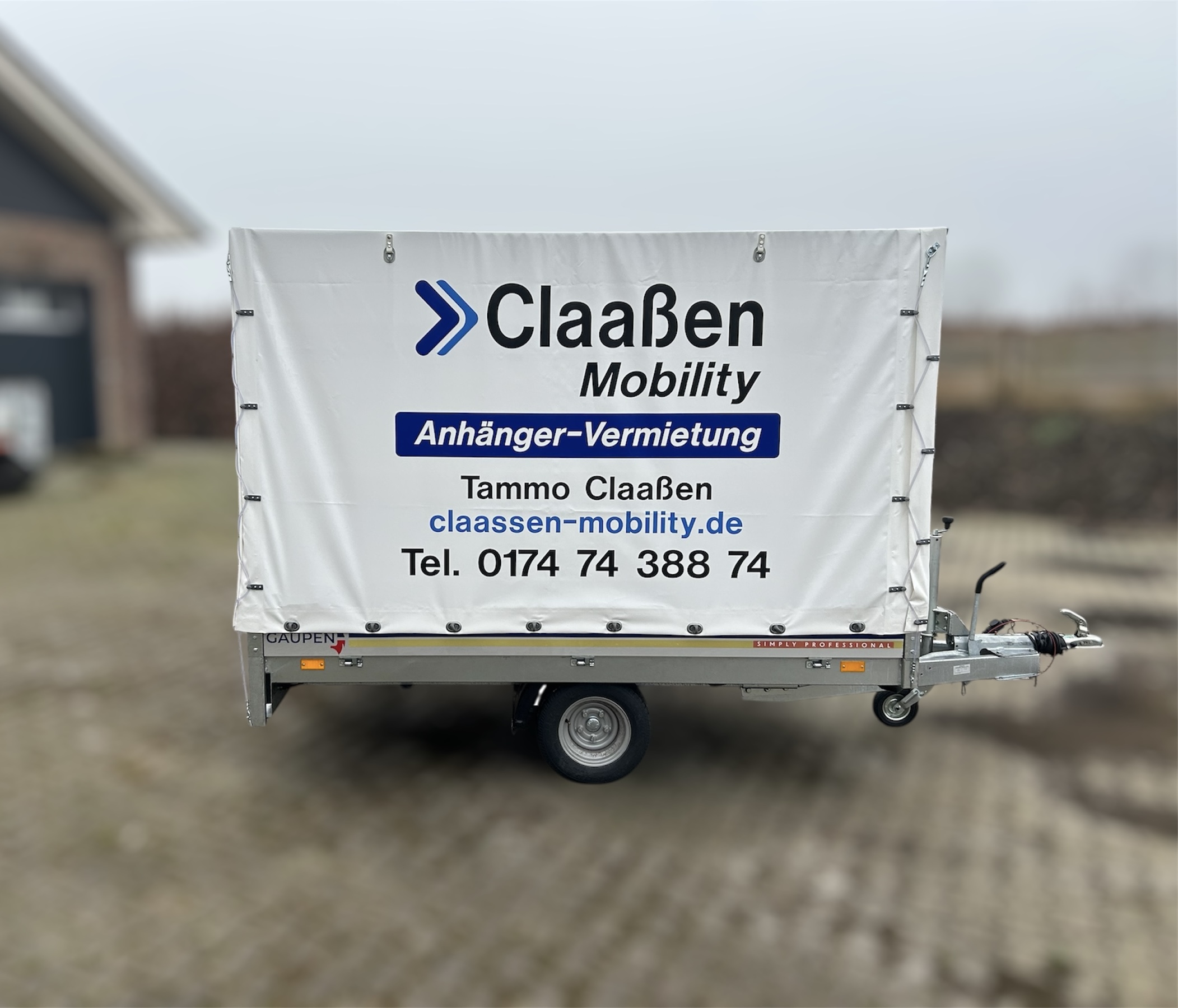 PKW-Anhänger: 1300kg PKW Anhänger mieten!