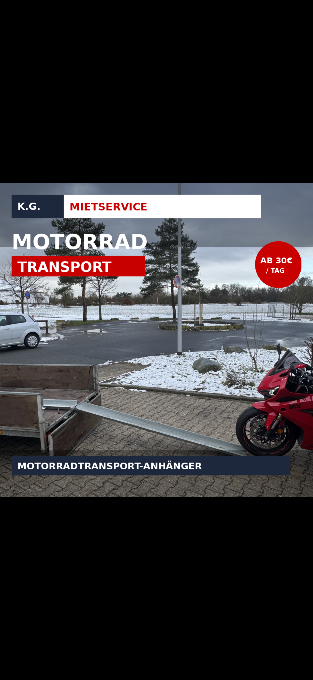 Anhänger - Motorradanhänger, Multianhänger flexibel und schnell Mieten