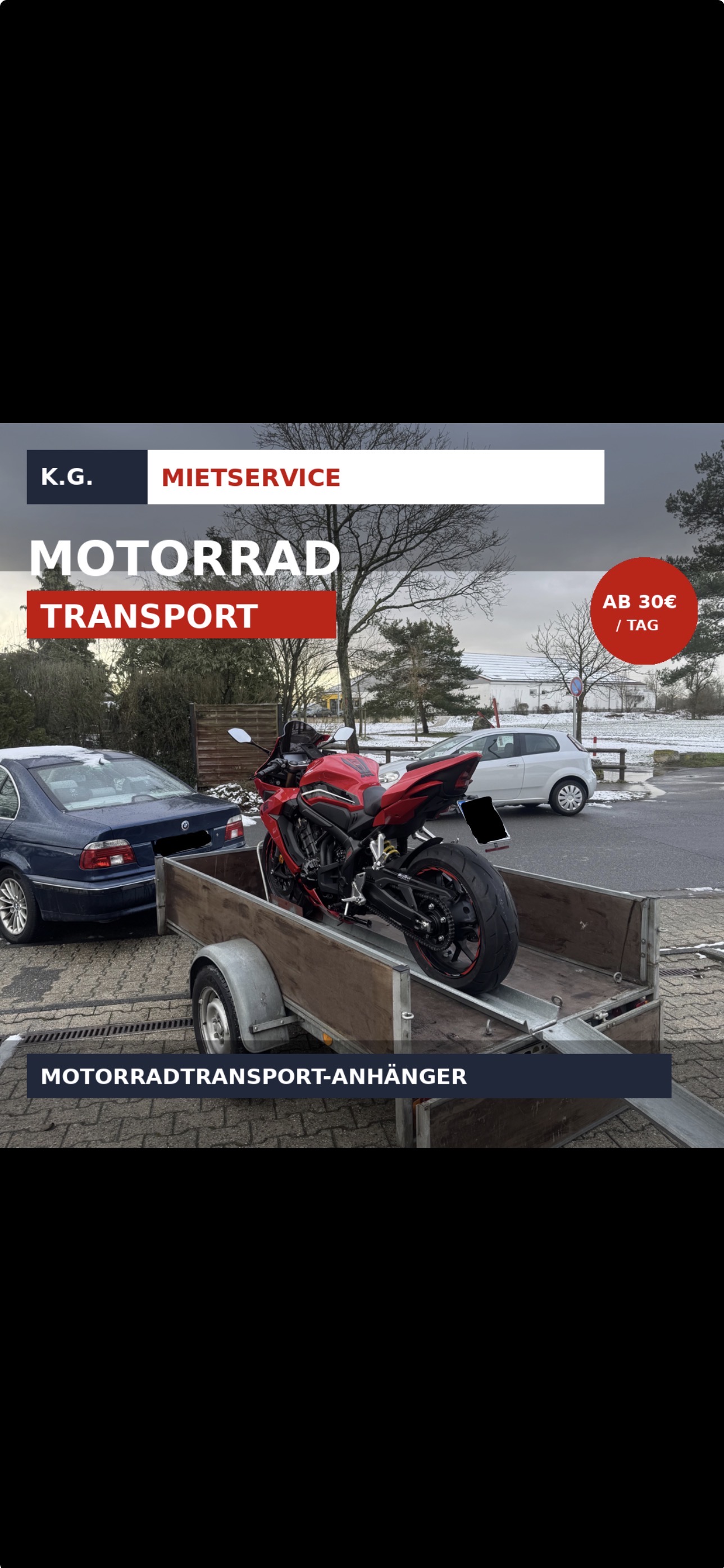 PKW-Anhänger: Motorradanhänger, Multianhänger flexibel und schnell Mieten